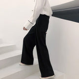 Loose Straight High Rise Pants