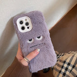 Fluffy Monster Mobile Phone Case For iPhone