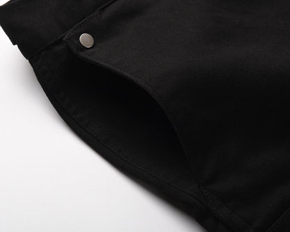 Back Ankle Zipper Pants