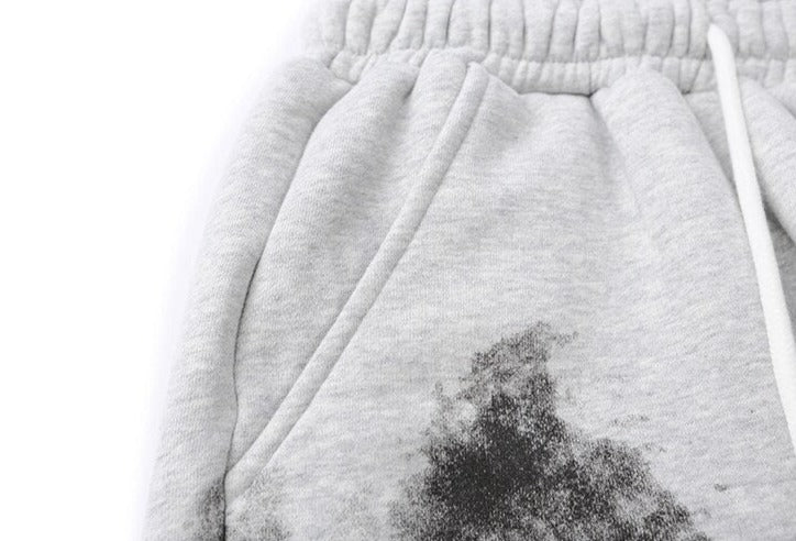 Smile Patchwork Sweatpants