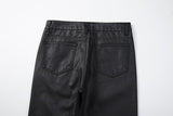 Black Waxed Jeans