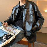 PU Leather Motorcycle Jacket