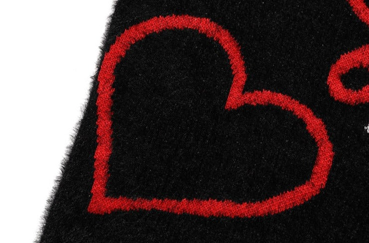 Knitted Heart Sweater