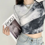 Seductive Slim Tie-Dye Long Sleeve T-Shirt