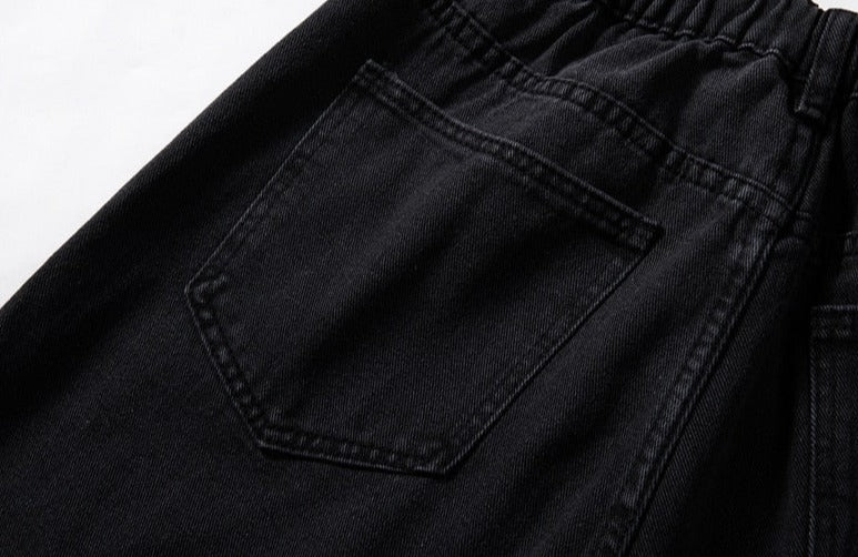 Wide-leg Baggy Denim Pants