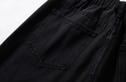 Wide-leg Baggy Denim Pants