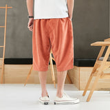 Calf-Length Casual Baggy Shorts