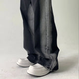 Loose Straight Tie Dye Denim Jeans