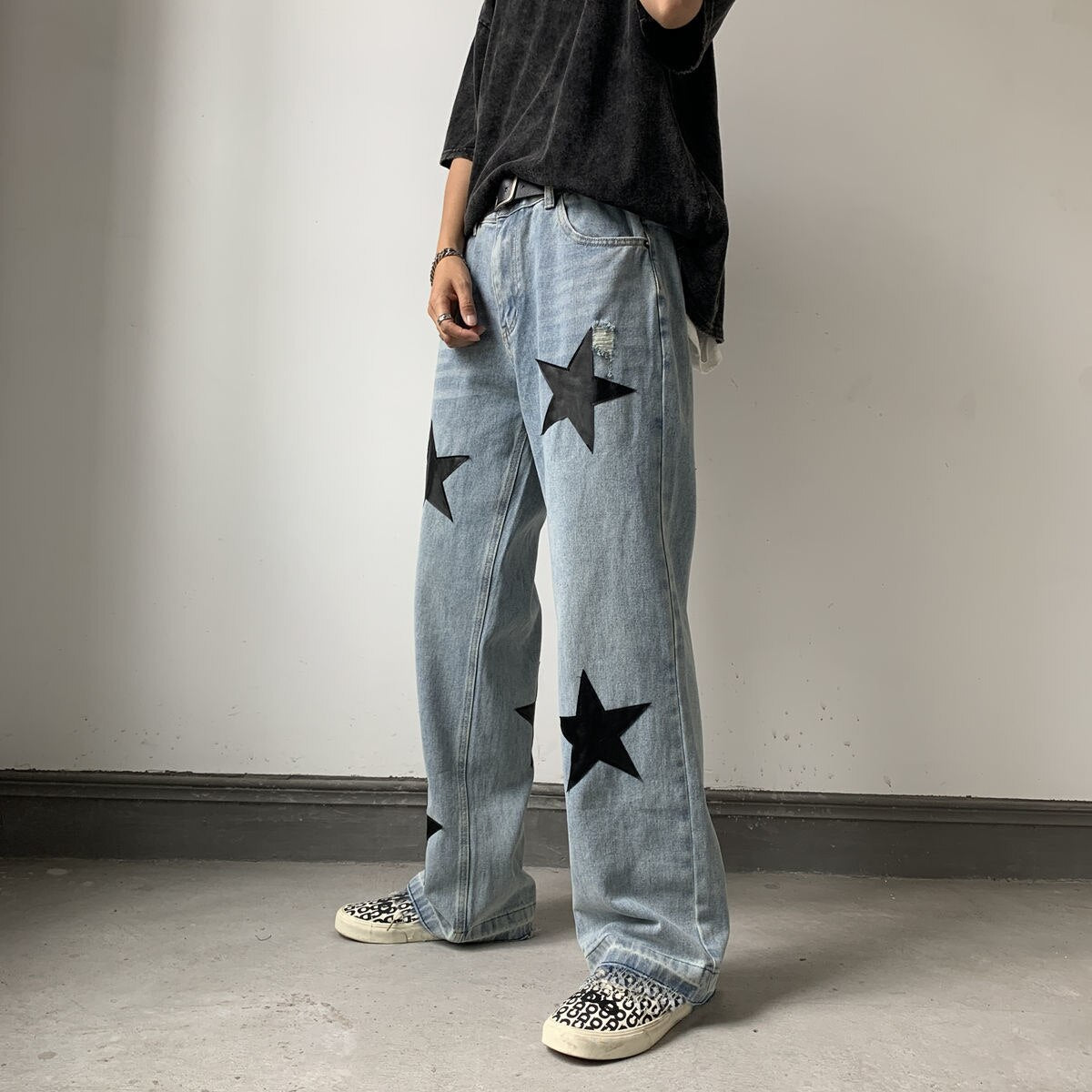 All Over Star Denim Jeans