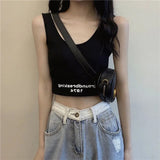 White High Waist Crop Top