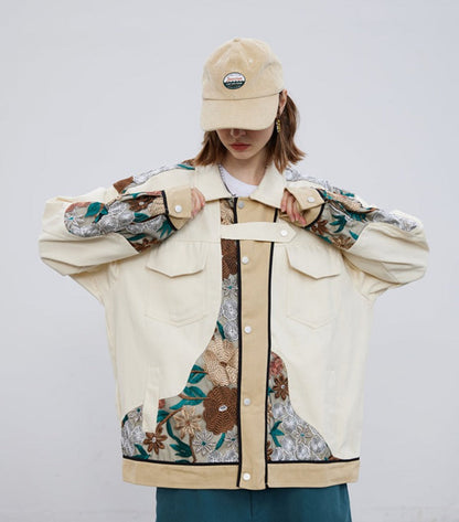 Flower Denim Jacket