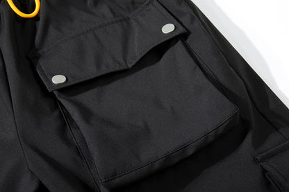 Side Breasted Cargo Pants