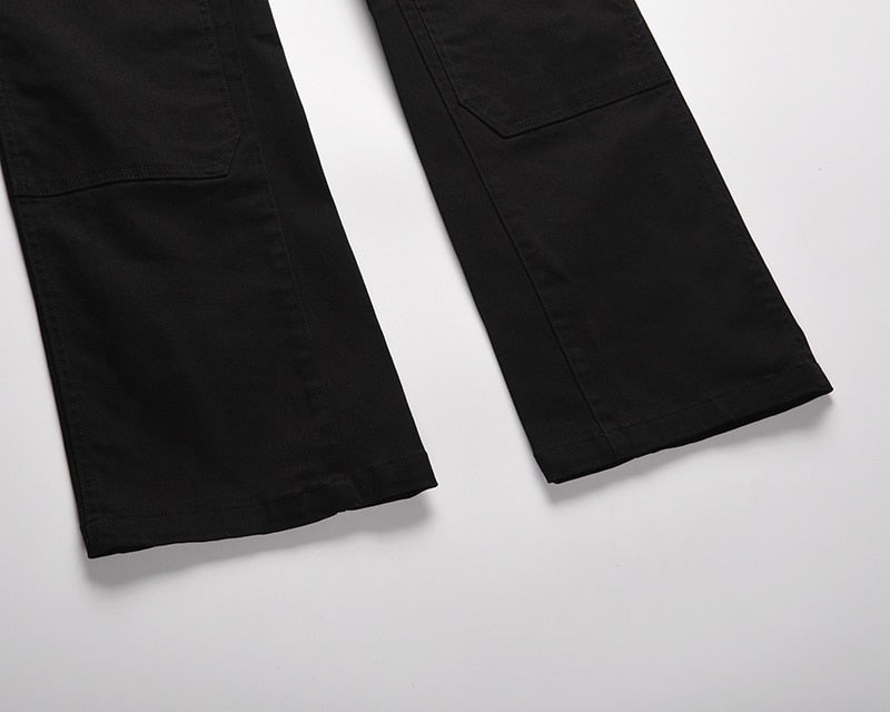 Back Ankle Zipper Pants