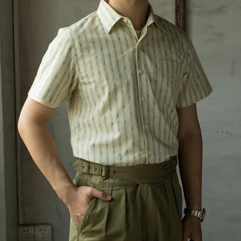 Vintage Genuine Quality Cotton Short Sleeve Shirt