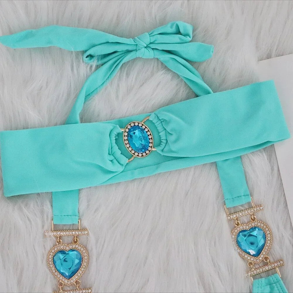 Heart Chain Bikini Set