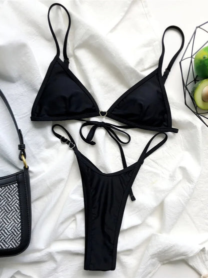 Heart Detail Bikini Set