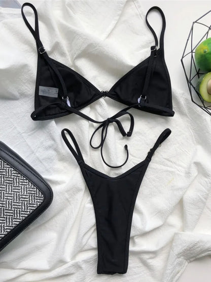 Heart Detail Bikini Set
