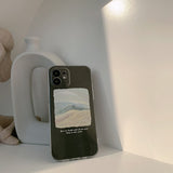 Beach Painting Mobile Phone Case For iPhone