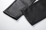 Black Waxed Jeans