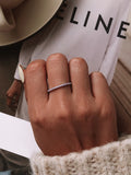 Simulated Diamond 925 Sterling Silver Ring