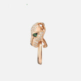 Genuine Rose Gold Leopard Diamond Necklace