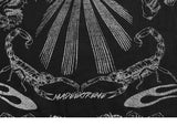 Effortless Rose Eye Scorpion Print Knitted Sweater