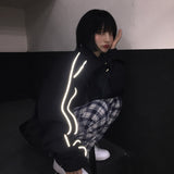 Reflective Black Women's Jacket