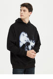 Illusion Girl Letter Print Hoodie