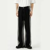 Loose Straight Tie Dye Denim Jeans