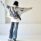 Comfort  Personality Broken Letter Sweatshirt