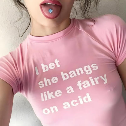 I Bet She Bangs Tee