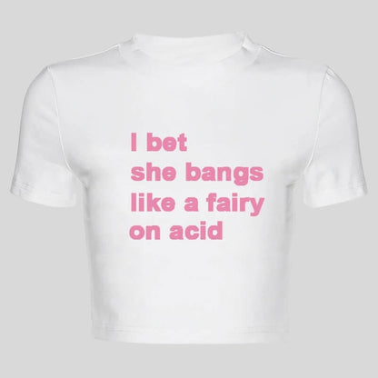 I Bet She Bangs Tee