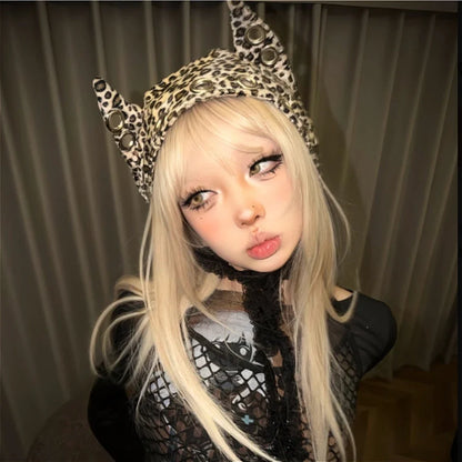 Leopard Cat Ear Beanie