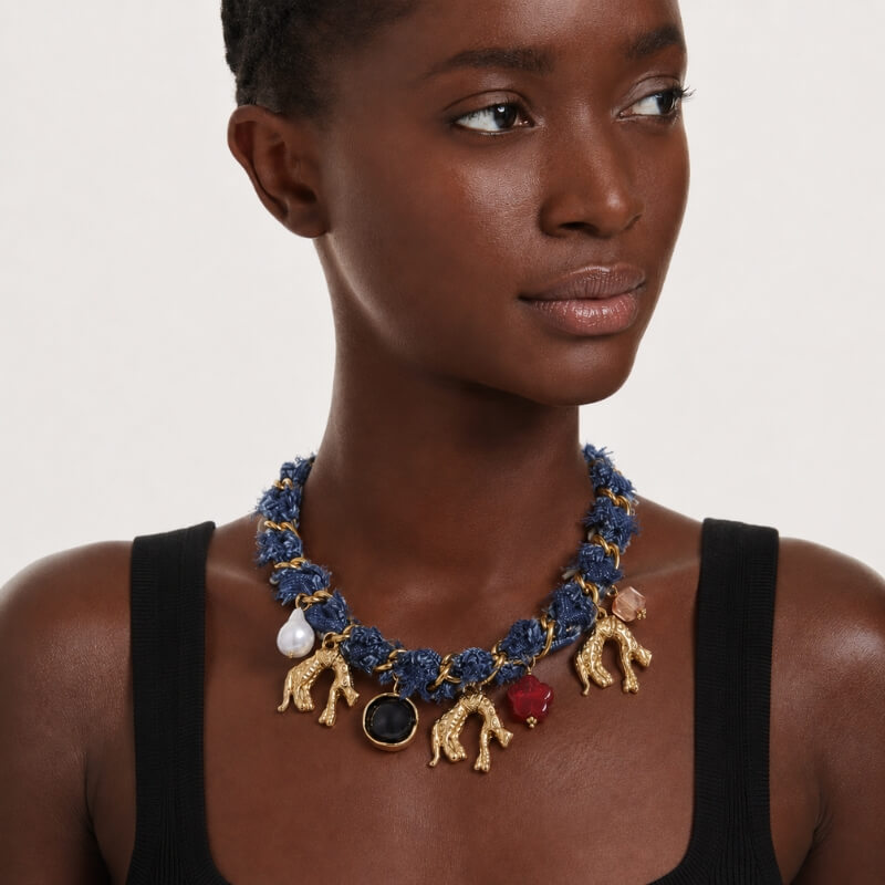 Leopard Charm Necklace