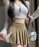 Light Academia Mini Skort