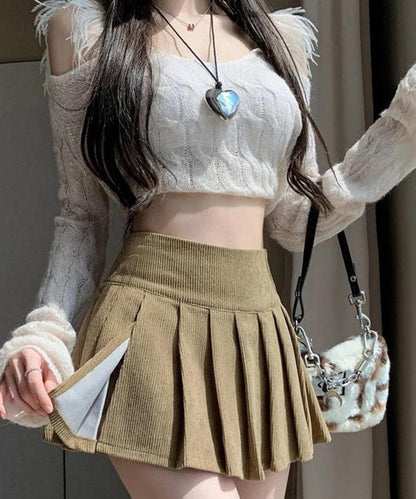 Light Academia Stylish Mini Skort for Trendy Outfits