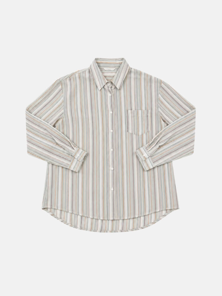 Light Academia Striped Shirt