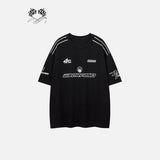 Loose Side Stripe Racing T-shirt