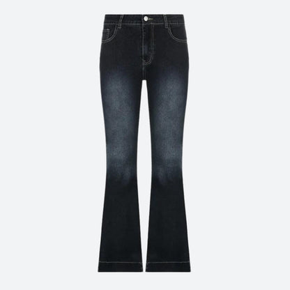 Low Rise Flare Denim Jeans