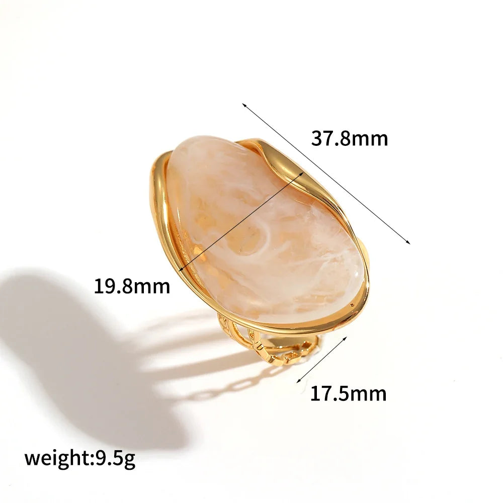 Marble Stone Ring