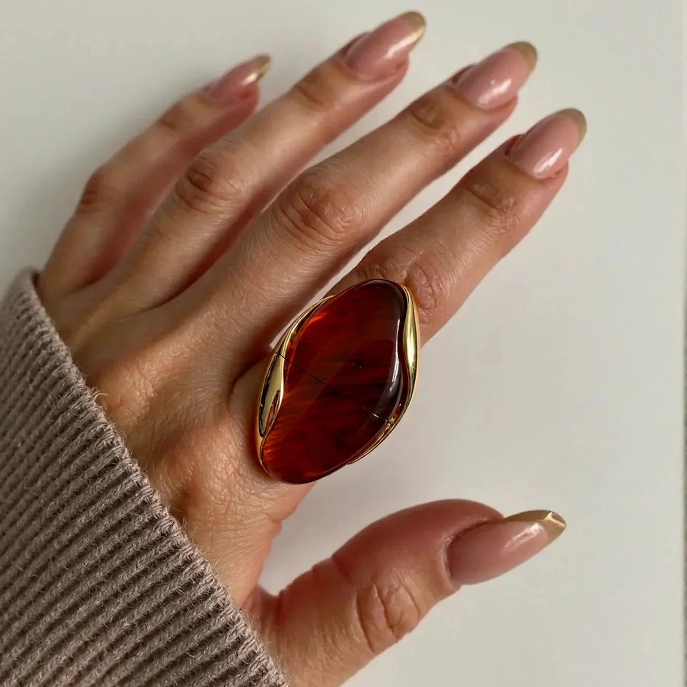 Marble Stone Ring