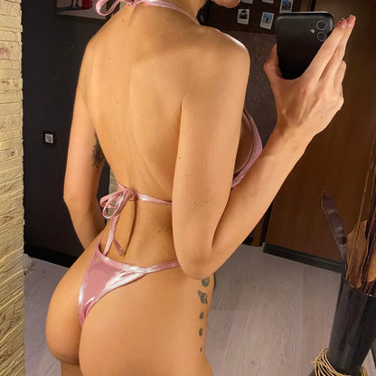 Metallic Bikini Set