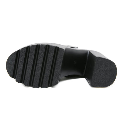 Multi Strap Platform Heels