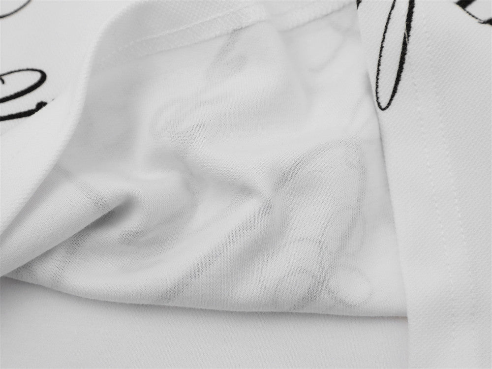 DAXUEN Short-sleeved polo shirt with embroidered logo and script print