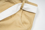 DAXUEN Khaki wide-leg trousers with whimsical graphics