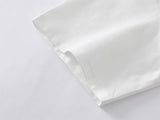 DAXUEN Oversized short-sleeved t-shirt with soccer field graphic