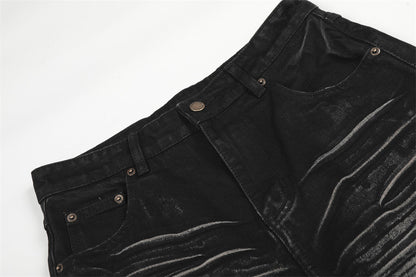 DAXUEN Faded wide-leg jeans in washed denim finishes