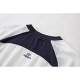 DAXUEN Short sleeve athletic top with color blocking