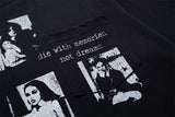 DAXUEN Black short-sleeved graphic t-shirt