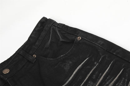 DAXUEN Faded wide-leg jeans in washed denim finishes